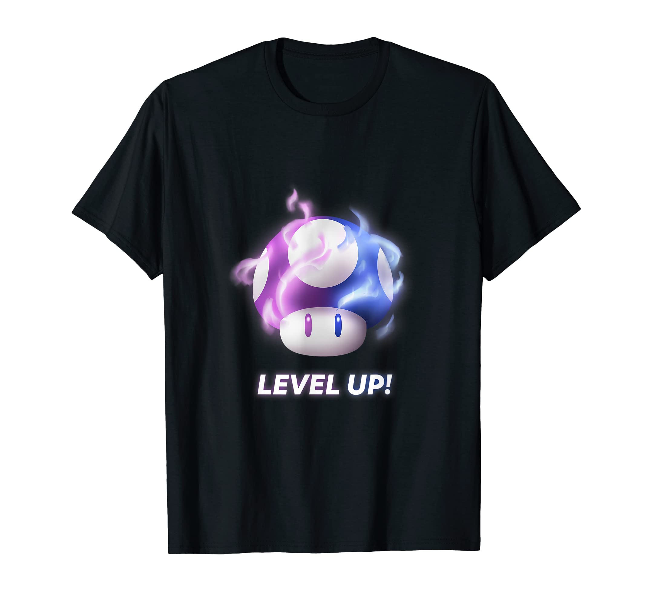 Level Up! Tech Magnet Mushroom Next Level T-Shirt