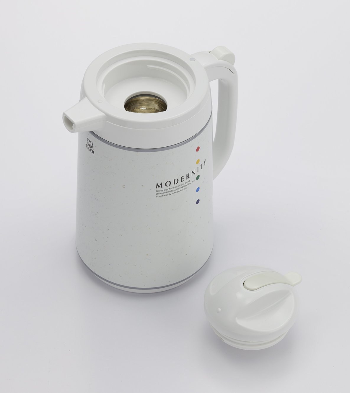 Amazon｜タイガー 魔法瓶 保温 卓上 テーブル ポット 1.02L ホワイト