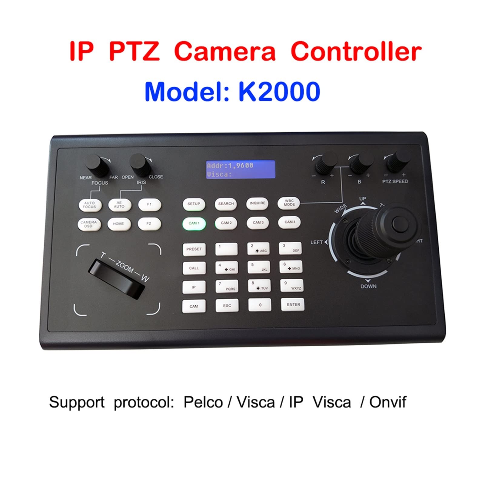 Webcam Joystick 3d IP PTZ Controlador de teclado RS485 RS232 for videoconferencia PTZ Cámara
