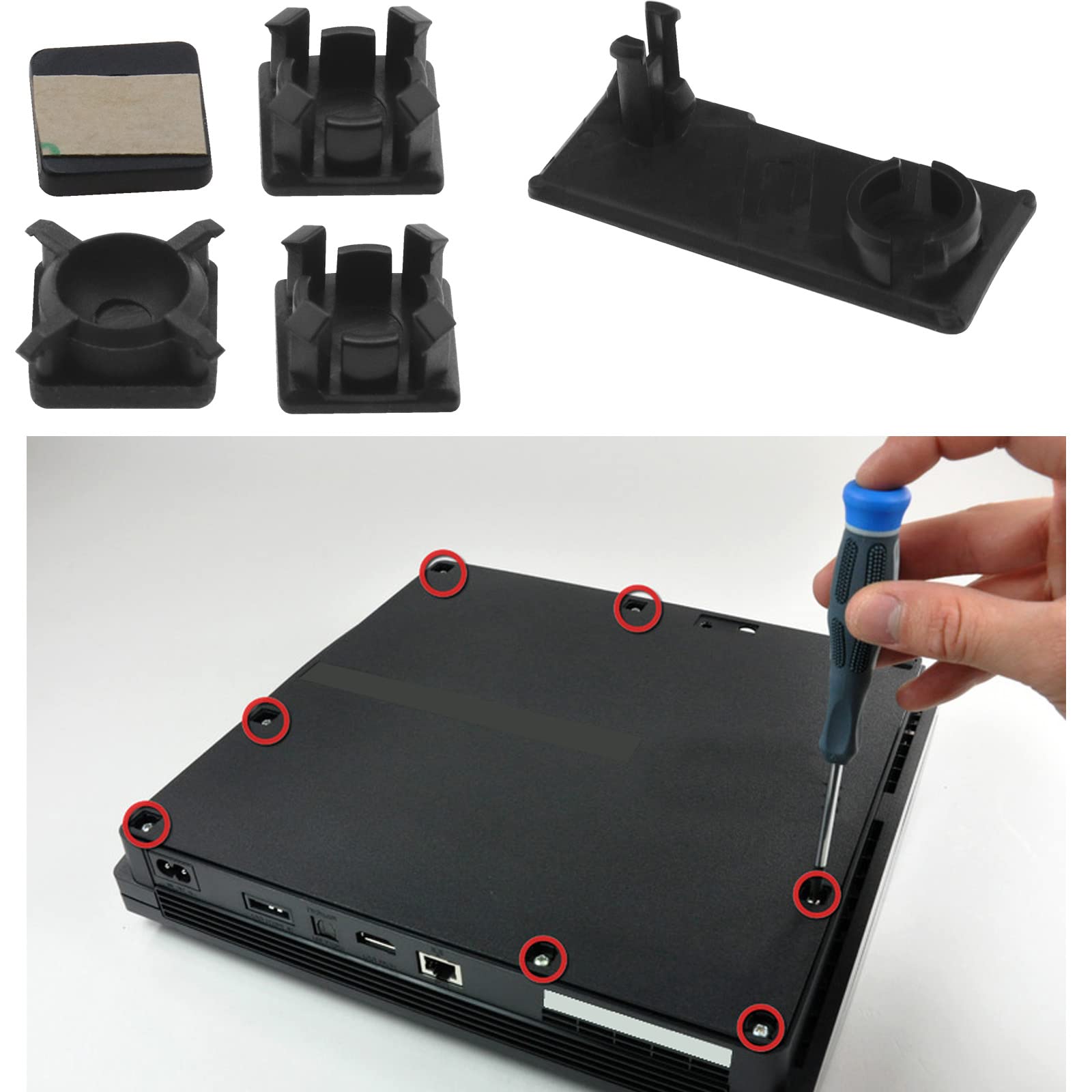 Amazon | SING F LTD ネジ穴フットキット 2セット Sony PS3 Slim 2000