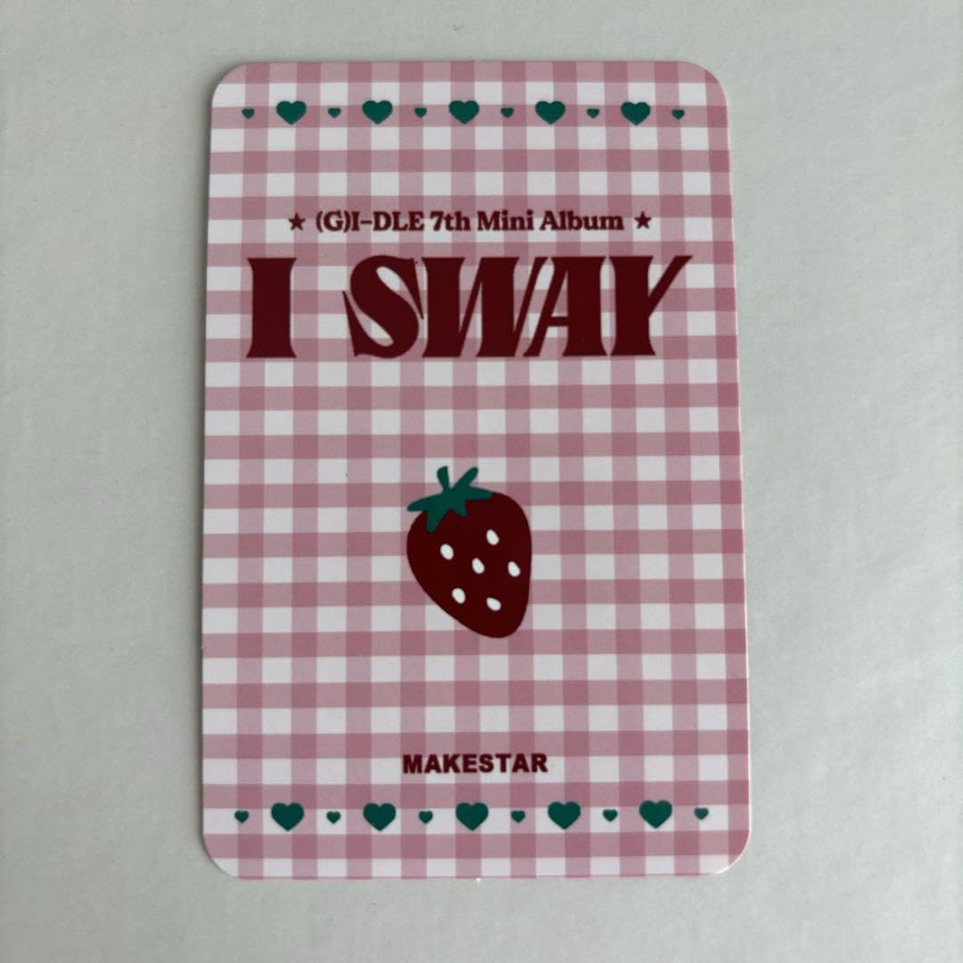 (G)I-DLE  I SWAY makestar イチゴ 　5枚コンプセット G)I-DLE I SWAY makestar イチゴ 5枚コンプセット