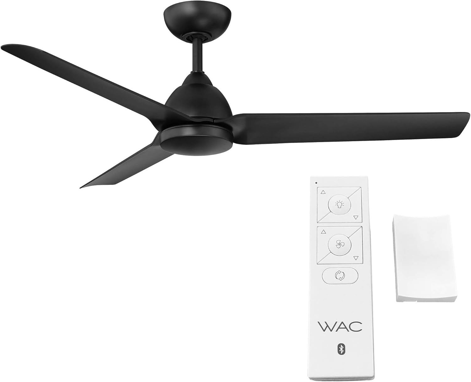 Bіg Sаlе Mocha Indoor and Outdoor 3-Blade Smart Ceiling Fan 54in Matte Black with Remote Control