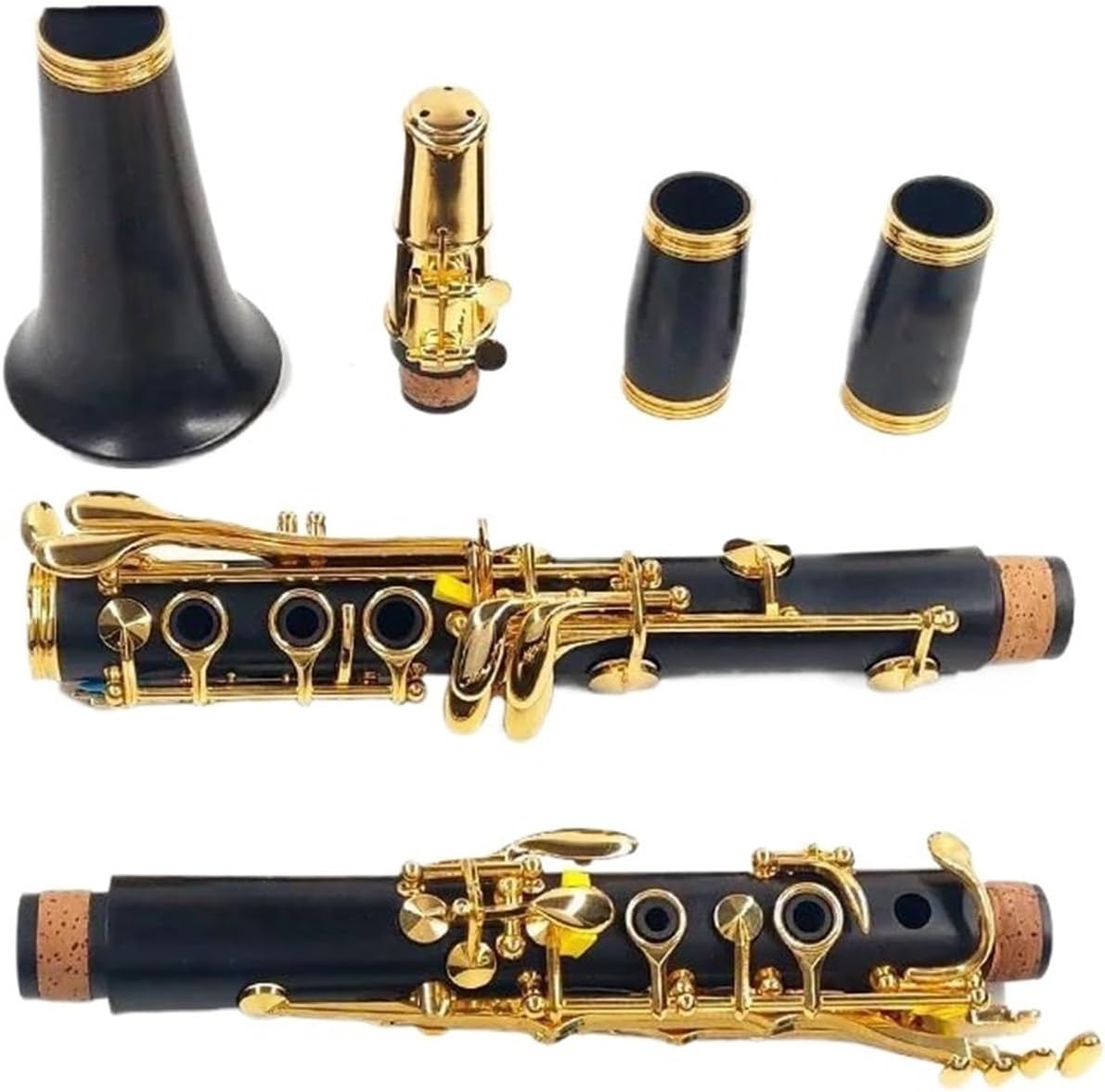 Professional Ebony Clarinet Bb Silver Plated Copper(3)