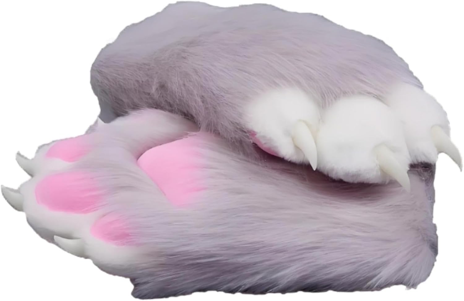 Handmade Faux Fur Furry Paw Gloves, Unisex Adult Cosplay, Perfect for Comic Con