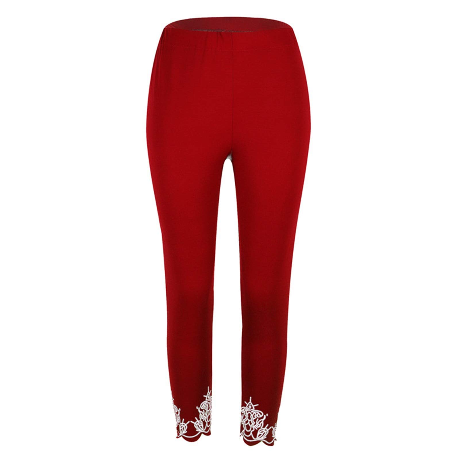 Damen Laufhose Sport Leggings, Damenmode druckt Sport Leggings Damen Nicht durch Knöchellänge Hosen Skinny Yoga Hosen Training Fitness Strumpfhosen Sports Running Workout Hose Gym Tights