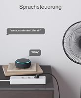GHome Smart WiFi okos elosztó 3 aljzat 3 USB, Alexa Google Home kompatibilis - smart power strip 5