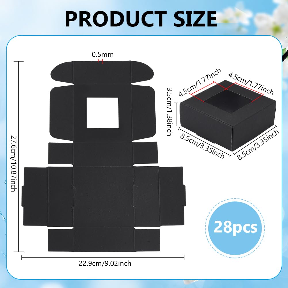 Amazon.com: BENECREAT 28 Packs 3.3x3.3x1.3 Inch Square Gift Boxes