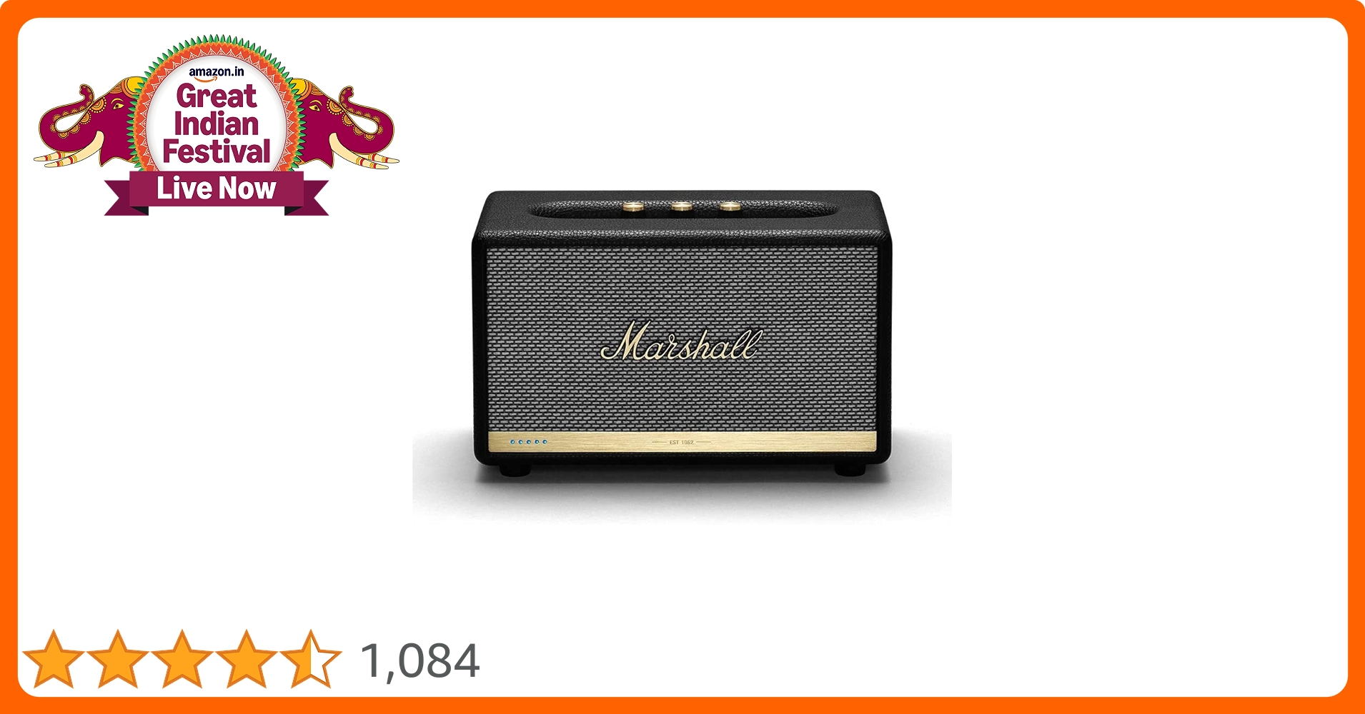 【wifi接続/alexa】Marshall Acton Ⅱ multiroom Marshall - Acton II Voice with Amazon Alexa - Full Overview