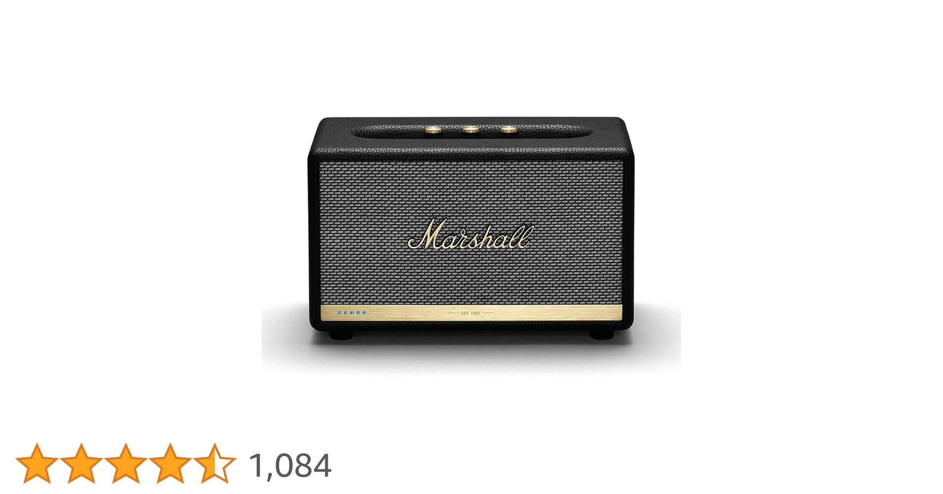 Marshall Acton II Wi-Fi Multi-Room Smart Speaker with Amazon Alexa