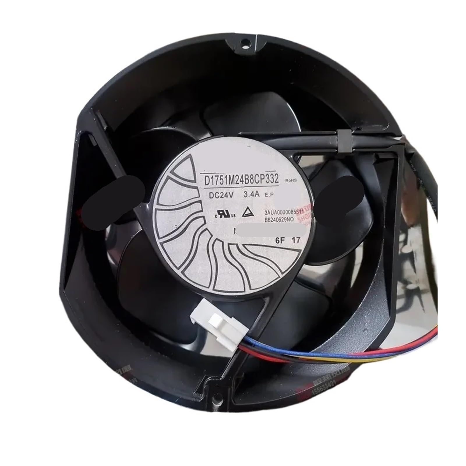 Ventilateur axial D1751M24B8CP332 haute performance à 4 broches