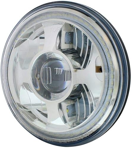 Miniatura 4 de United Pacific 7" faro de la proyección del poder más elevado LED con el anillo dual del halo de la función LED