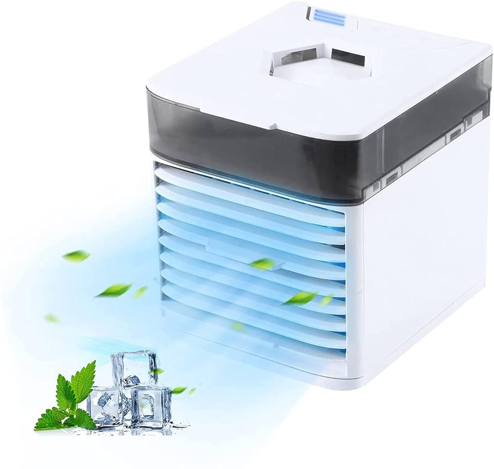Amazon.co.jp: ポータブルエアコン ミニ蒸発冷却器 4イン1 小型