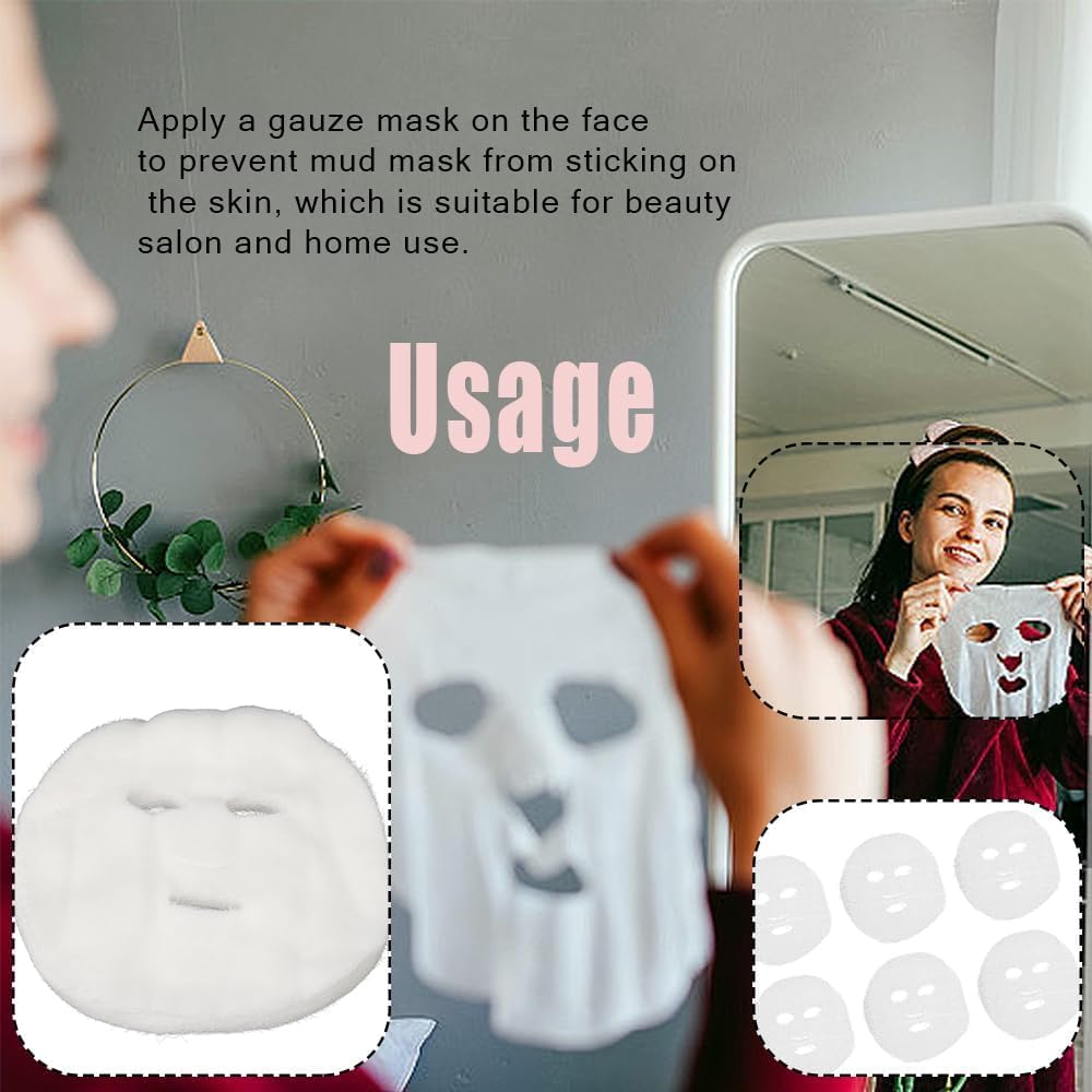 100 pièces de gaze pour haute fréquence, forte Absorption d'eau, tampons faciaux doux à haute fréquence, gaze faciale pour haute fréquence