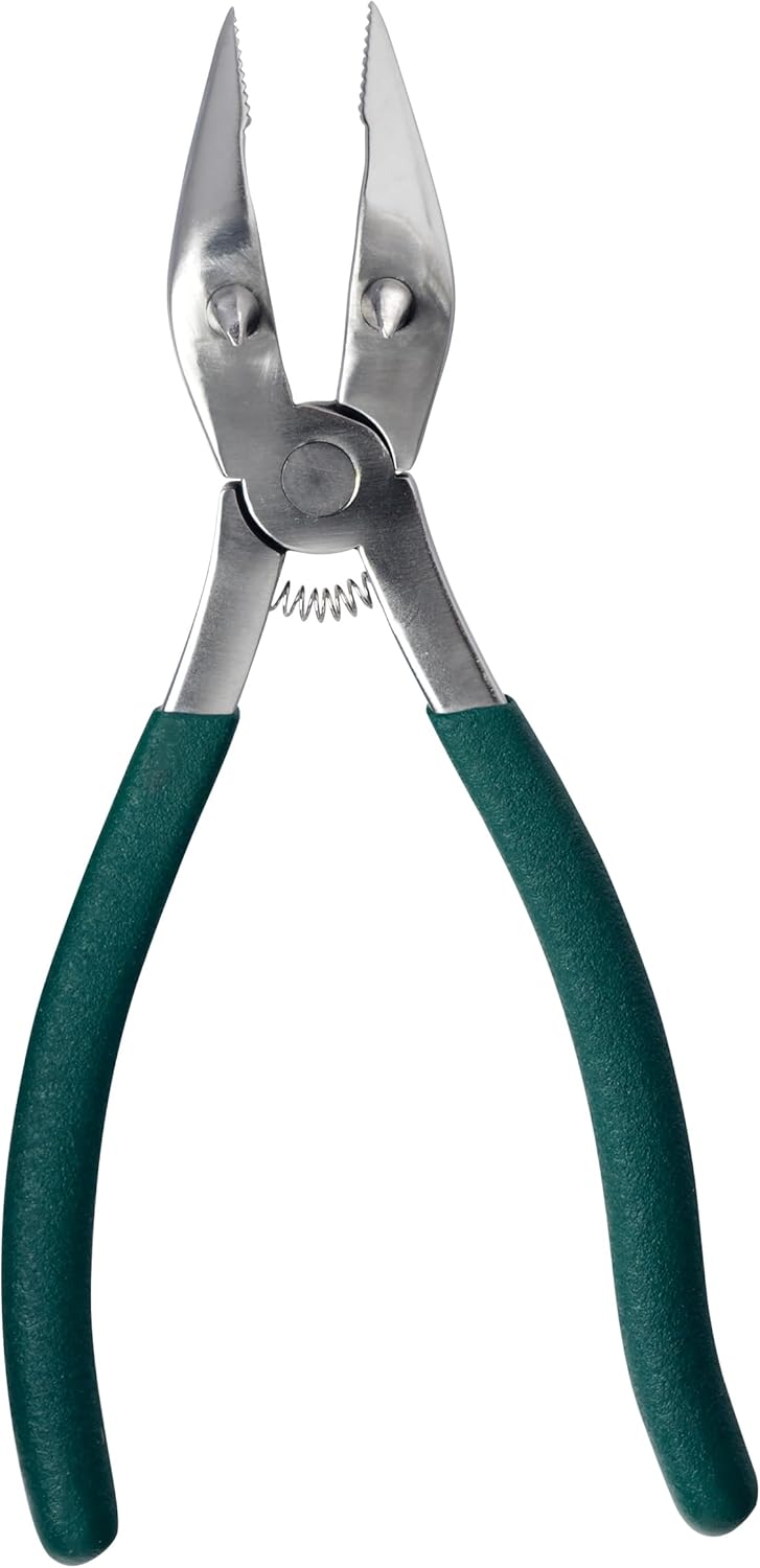 LEM Products SilverSkin Pliers, Pliers for Meat and Game, Stainless Steel, Green