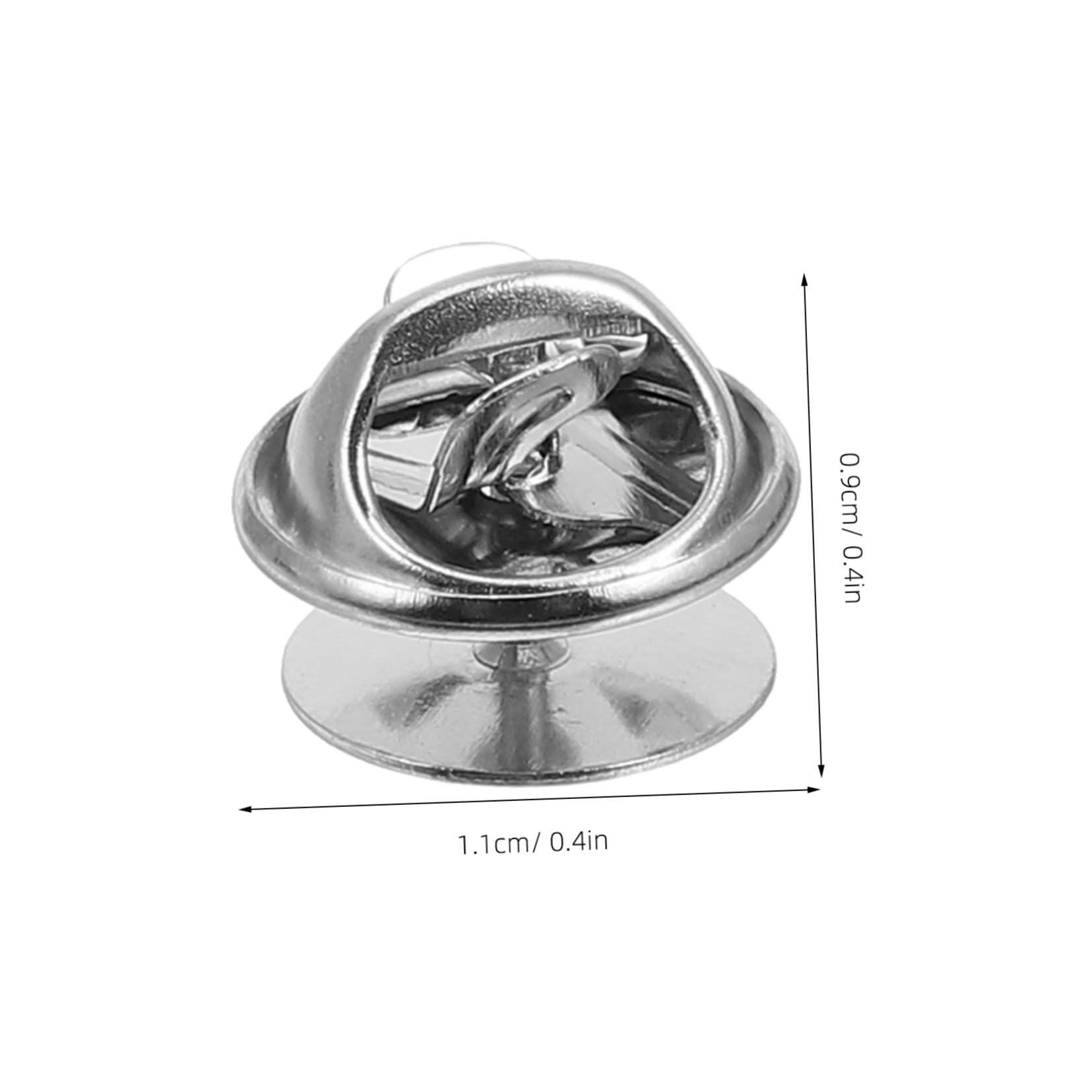 ERINGOGO 150 Sets Butterflies Clutch Pin Backs Replacement Keepers for Uniform Badges and Name Tags Easy to Use Smooth Locking Design for DIY Crafts and Brooches