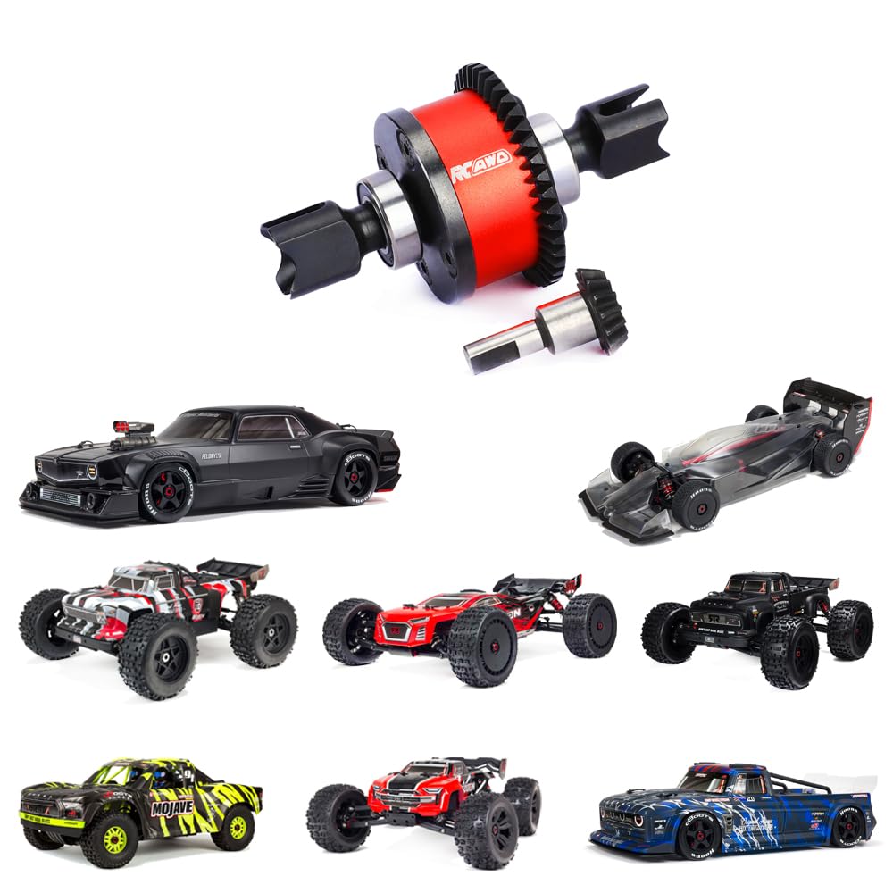 Photo 1 of RCAWD Diff Set w/ 40CrMo Main Diff Gear GP5 42T Pre-Assembled Input Gear 15T for Arrma Kraton Outcast Infraction 6S Mojave Felony Limitless Talion Notorious Fireteam Upgrade Parts