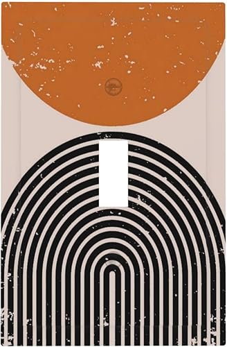 Miniatura 93 de Cubierta de Interruptor de Luz de Palanca de 1 Gang con Estampado de Bosque de Pinos Rústico Campestre, Cabaña Lodge Granero Bosque Forestal de