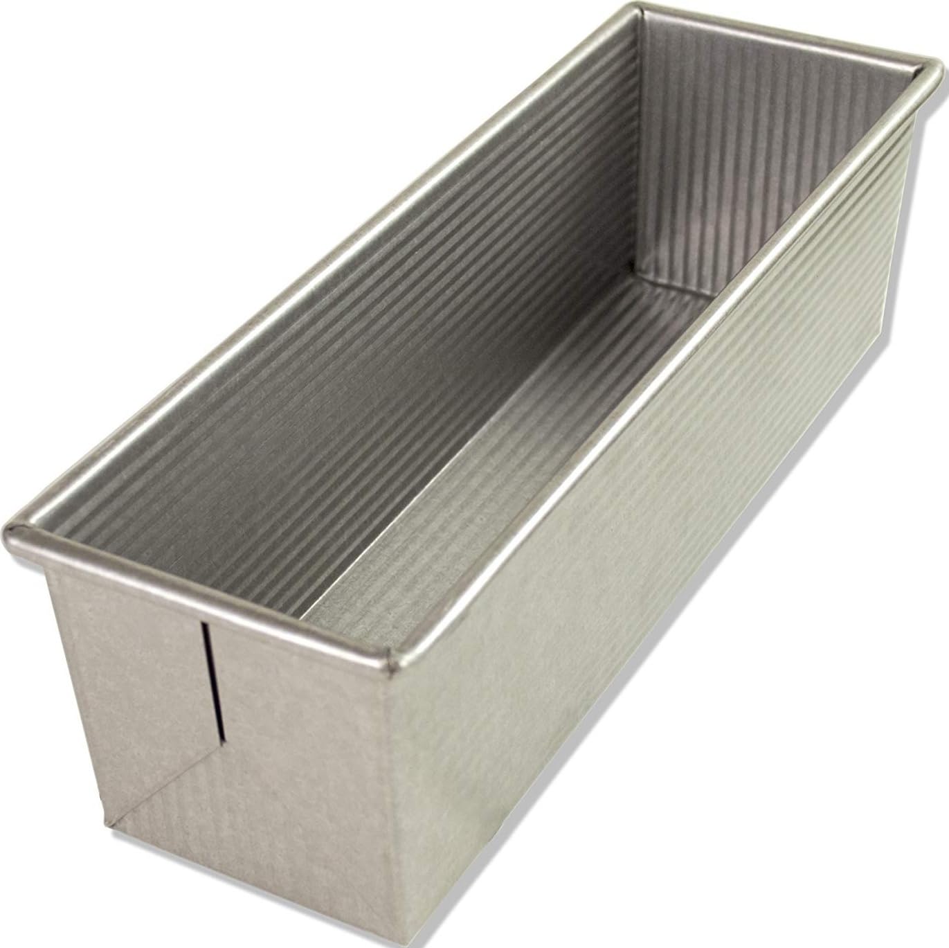 Usa Pan Silver Bakeware Pullman Loaf Pan, Large,