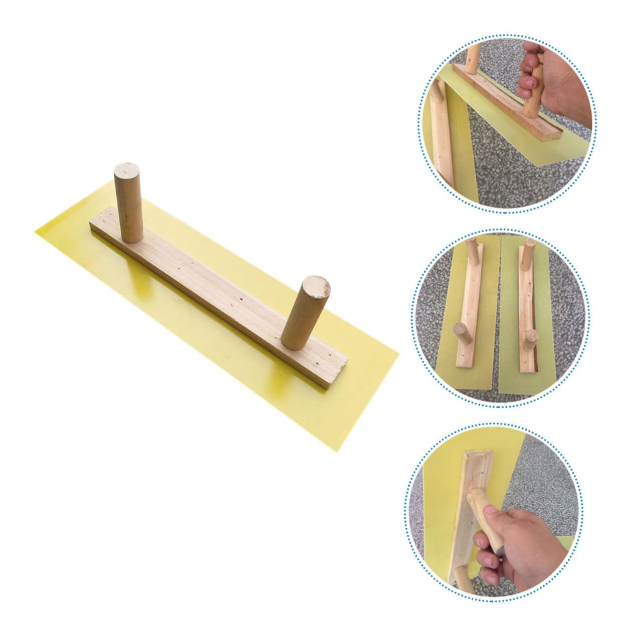 Angoily 4 Pezzi Di Cazzuola Lisciante Per Cartongesso Strumento Di Finitura Per Cartongesso in Metallo Uso Per La Costruzione Di Case