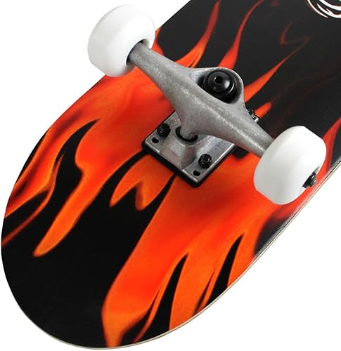 Miniatura 10 de Patineta, de Krown Rookie Llama azul,Verde (Green Flame),Gris/blanco (Grey/White Flame),Púrpura (Purple Flame),Rojo (Red Flame),Rojo, blanco