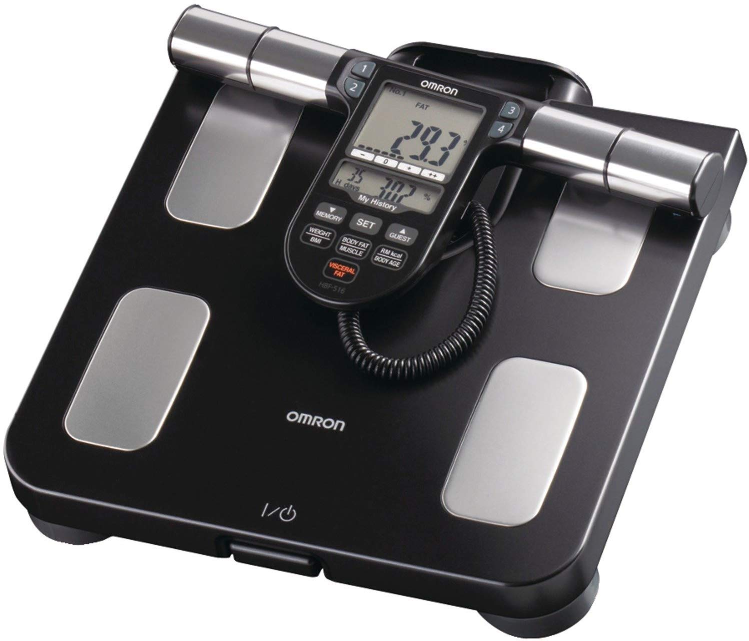 Omron Body Composition Monitor with Scale - 7 Fitness Indicators & 180-Day Memory