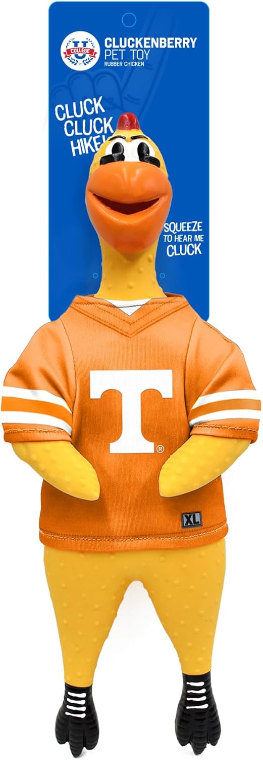 Littlearth Unisex NCAA Team Rubber Chicken Toy