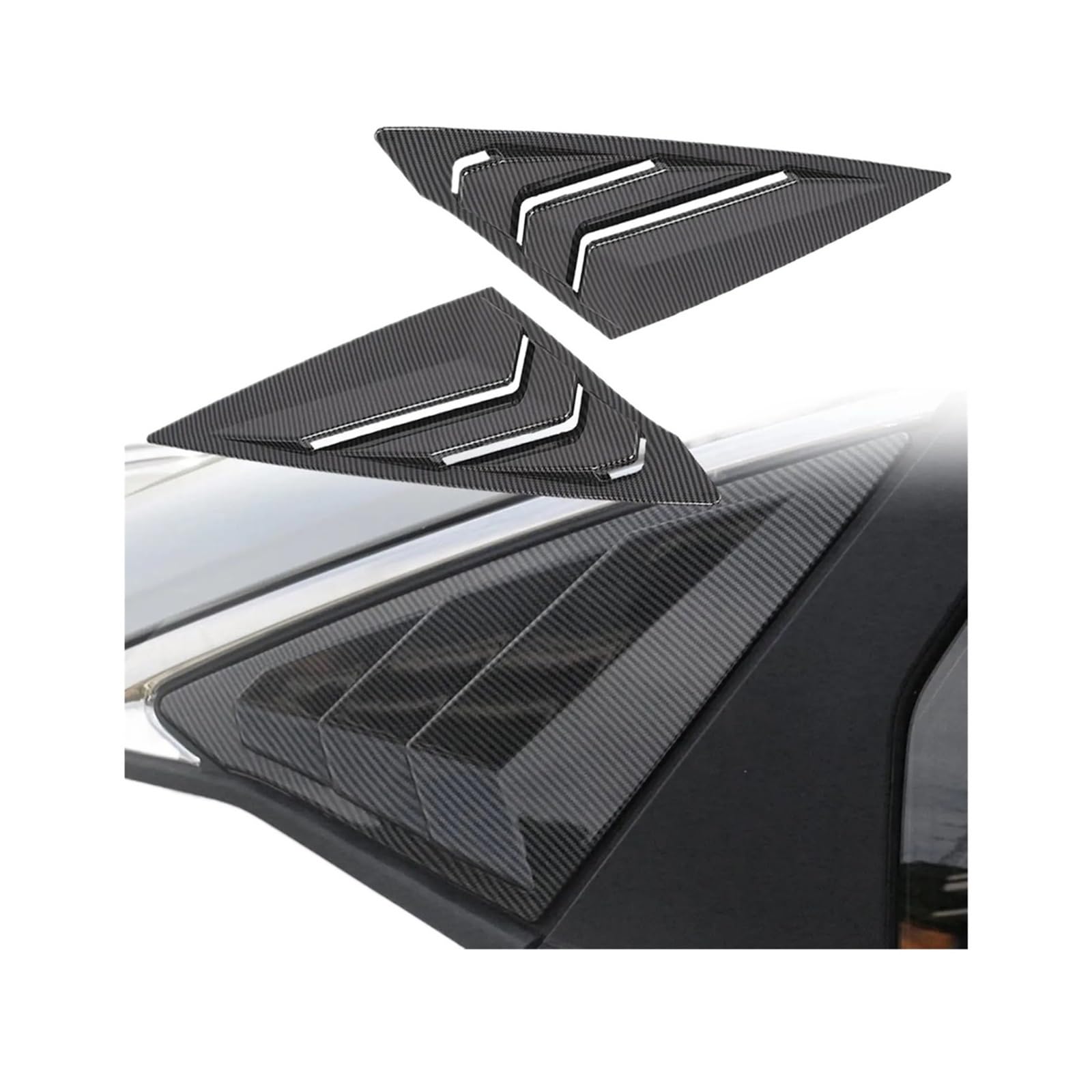 Amazon.co.jp: カーボンファイバー レーシングスタイル リアサイド