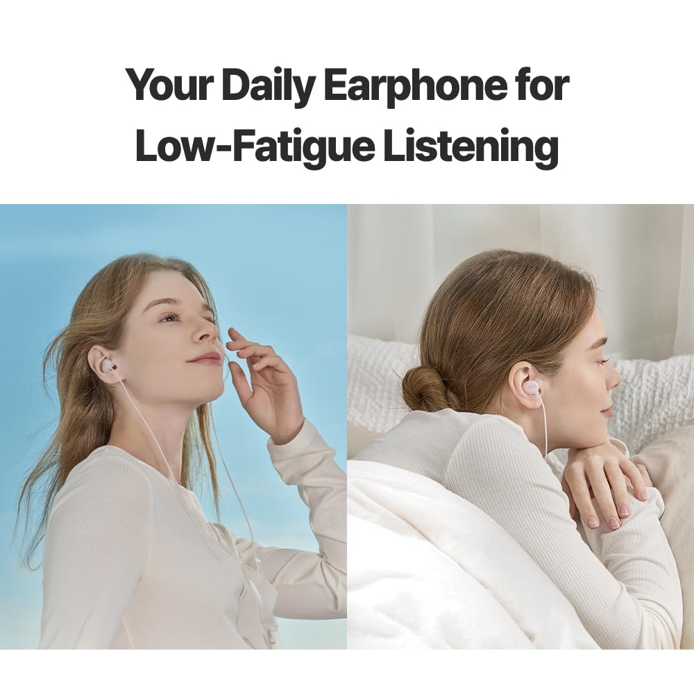 ASMR Wired Earbuds with Microphone Lavender - Dettaglio