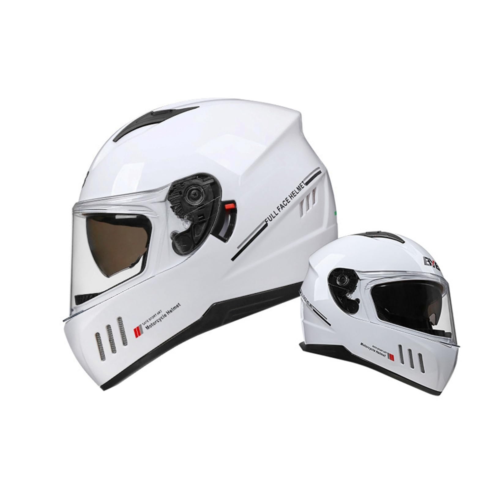 Amazon.co.jp: フルフェイスヘルメット バイクヘルメット ダブル 