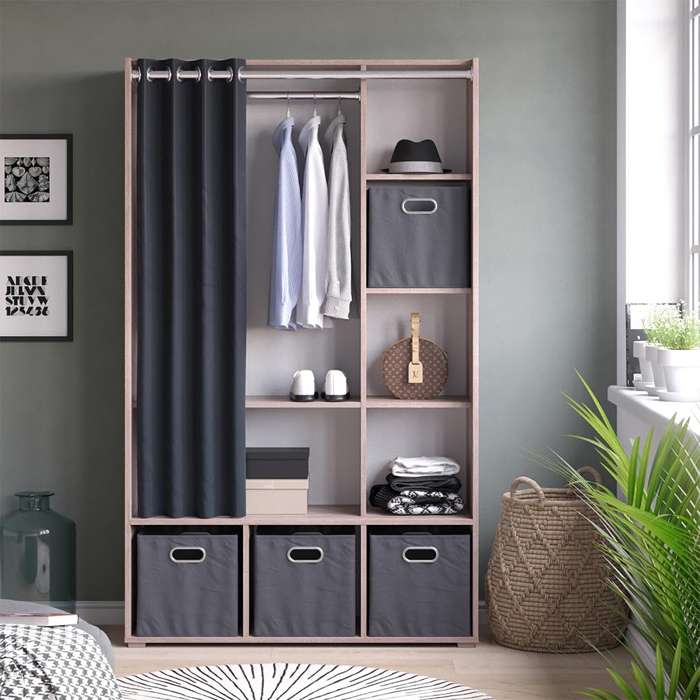 Vicco Kleiderschrank Luigi, Sonoma, 38 x 178.1 cm