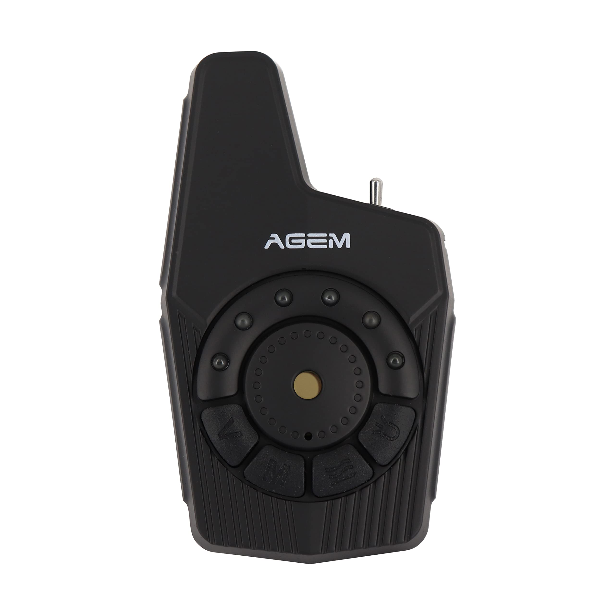 AGEM Bissanzeiger Angeln Set 4+1 mit Funk Karpfen LED Wasserdicht Angelzubehör Funkbissanzeiger 150m