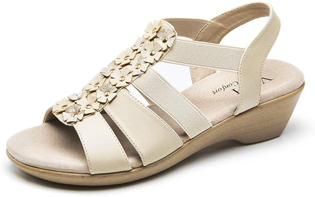 Sandalias confort con plataforma Clearance