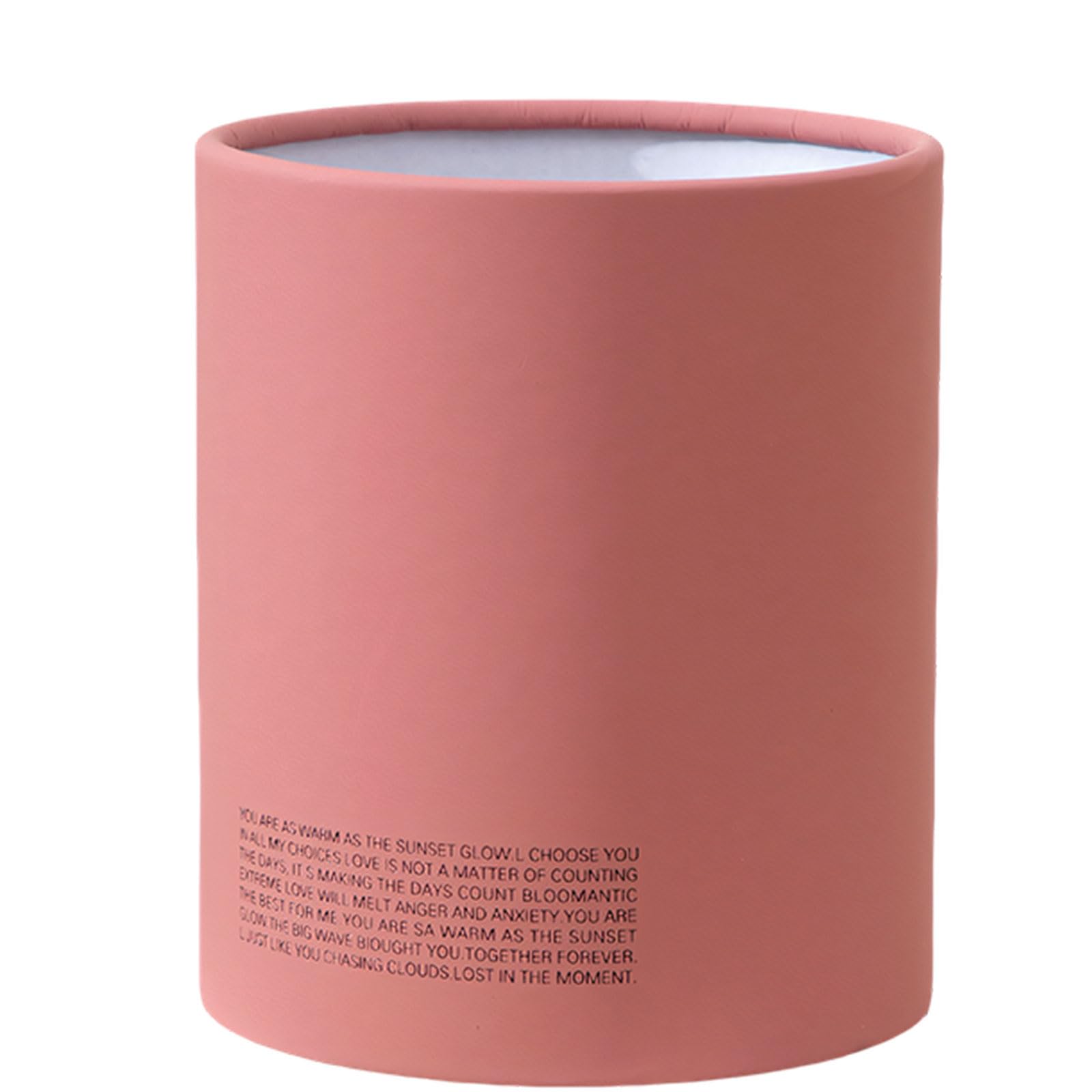 carotoe Lovely Round Flower Arrangement Bucket Gift Packaging Box Suitable for Wedding Party Supplies and Creative Projects Gift Packaging Box