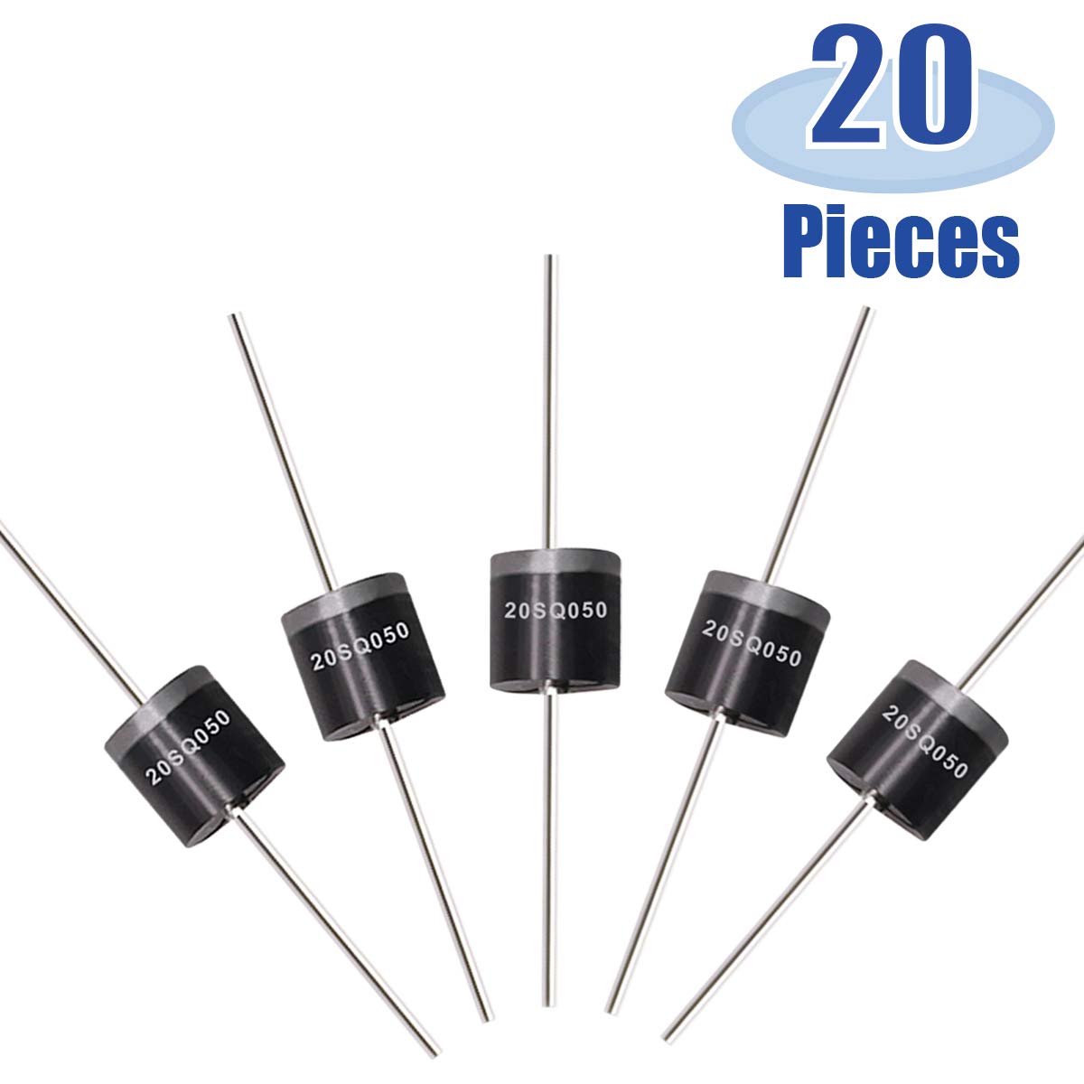 Tnisesm 20 Pcs 20SQ050 20A 50V Schottky Blocking Diode, Rectifiers