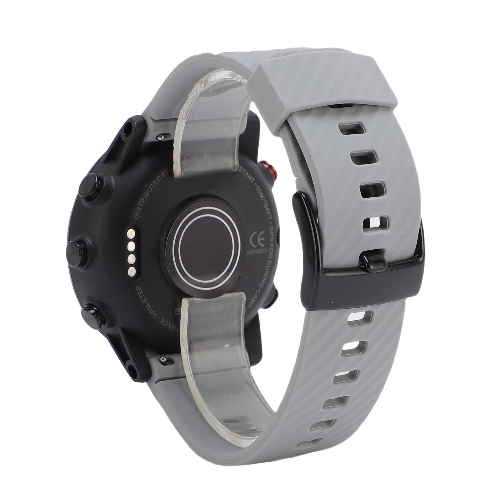 Alomejor Inteligentne Smart Swimming .3 -BC Watch Sports Sports dla Mężczyzn Biegających na 50 M Materiału Aluminiowego/wodoodpornego Silikonu, TI (BLACK)