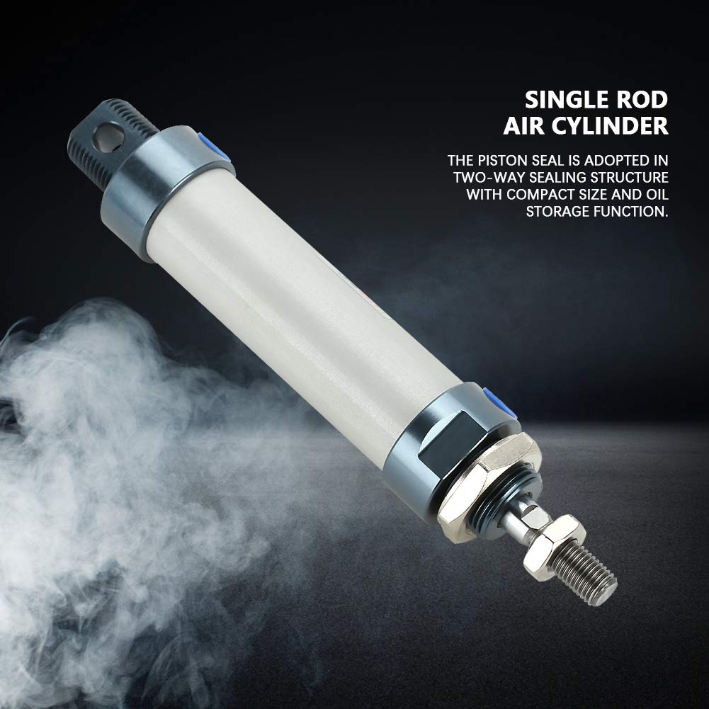 Pneumatic Cylinder 25mm Bore 50mm Stroke Single Rod Mini Pneumatic Air Cylinder Double Acting Cylinder