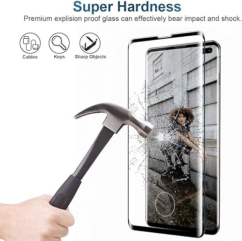 Miniatura 3 de Protector de pantalla templado para Samsung Galaxy S22 Ultra (paquete de 5) de alta transparencia [dureza 9H] [sin burbujas] Película protectora de