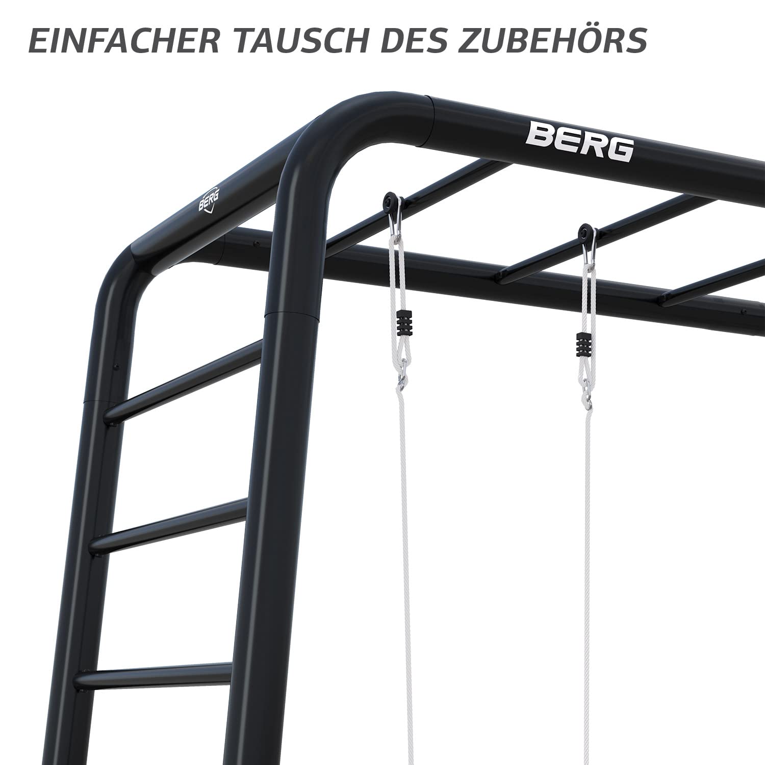BERG PlayBase Fußballzielnetz L für PlayBase Large Schwarz/Rot