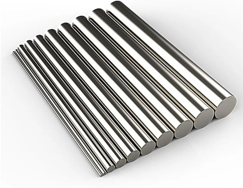 Stainless Solid Round Rod，Solid Round Shaft Rods, 304 Diameter 3mm4mm5mm6mm8mm10mm12mm Linear Shaft Metric Round Rod Ground Rod 100mm 200 300 500mm Long, 1pcs (Size : 3mm, Color : 500mm) (Style : 300