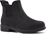 Comfy Moda Women's Waterproof Leather Chelsea Boots Legend II