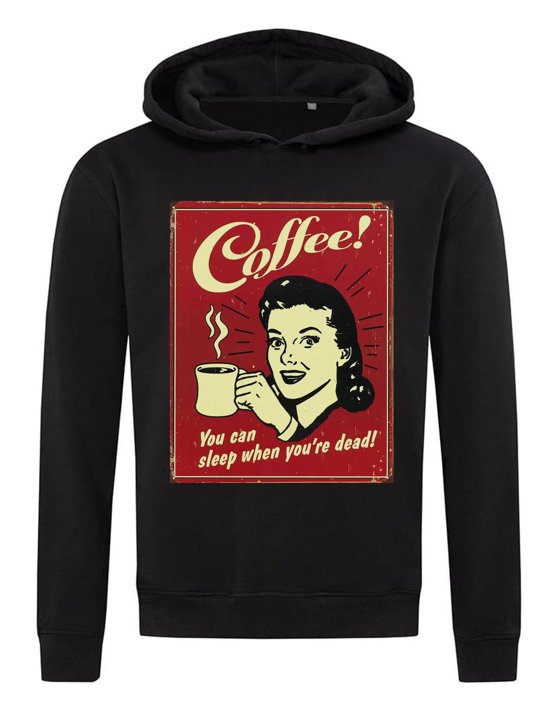 Sweat à capuche Coffee résistant pour vos nuits blanches