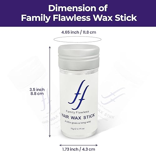 Miniatura 6 de Barra de cera para cabello, kit y coletero, ballet, liso, pelo de bebé, Flyaways, estilo, encrespamiento de bordes, sin virutas blancas y sin