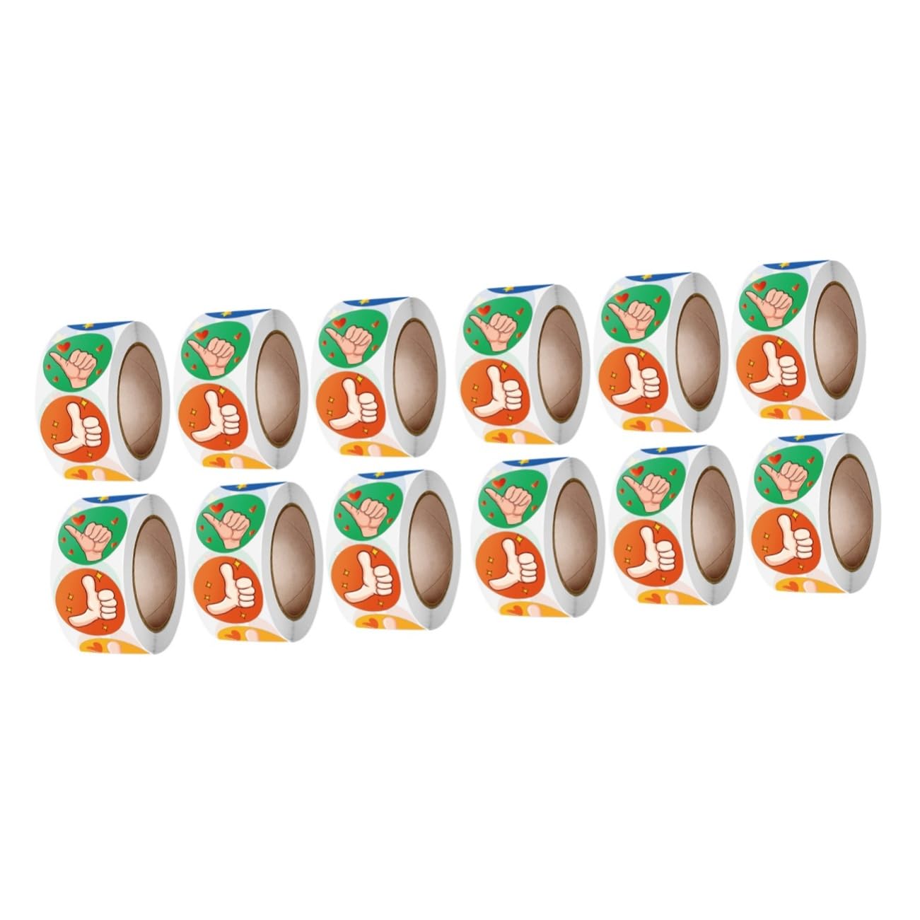 STOBOK 12rollen Aufkleber Motivationssticker Für Lehrer Und Schüler Selbstklebende Belohnungsaufkleber Motivation Und Anreiz Im Klassenzimmer Und Zuhause