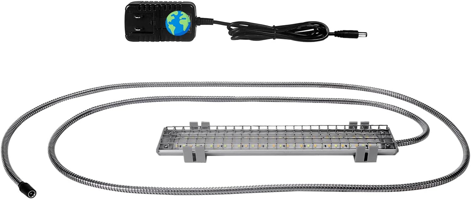 M&M Cage Company EZ PetLight with ChewGuard - 10 inch LED, Full Spectrum for Parrots and Hook Billed Bird Cages