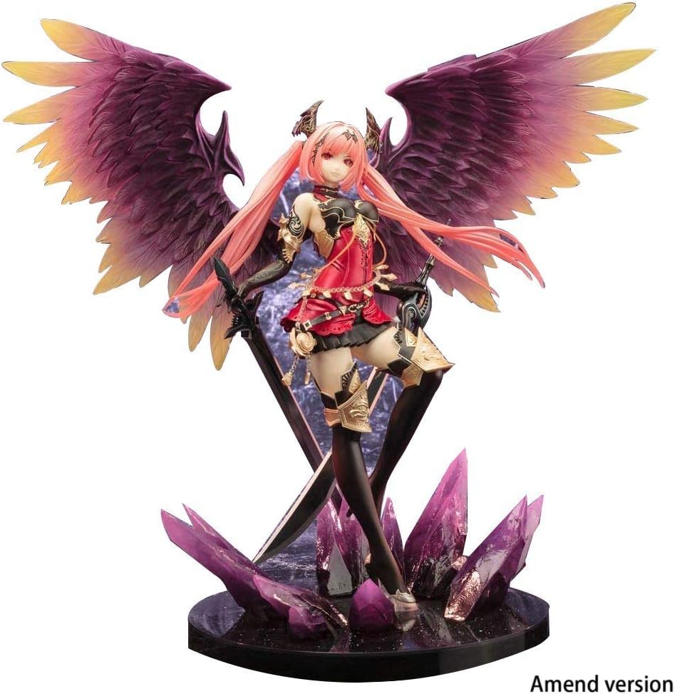 Lilongjiao Rage Of Bahamut: Dark Angel Red Dress Version PVC Figure Model Model Toys