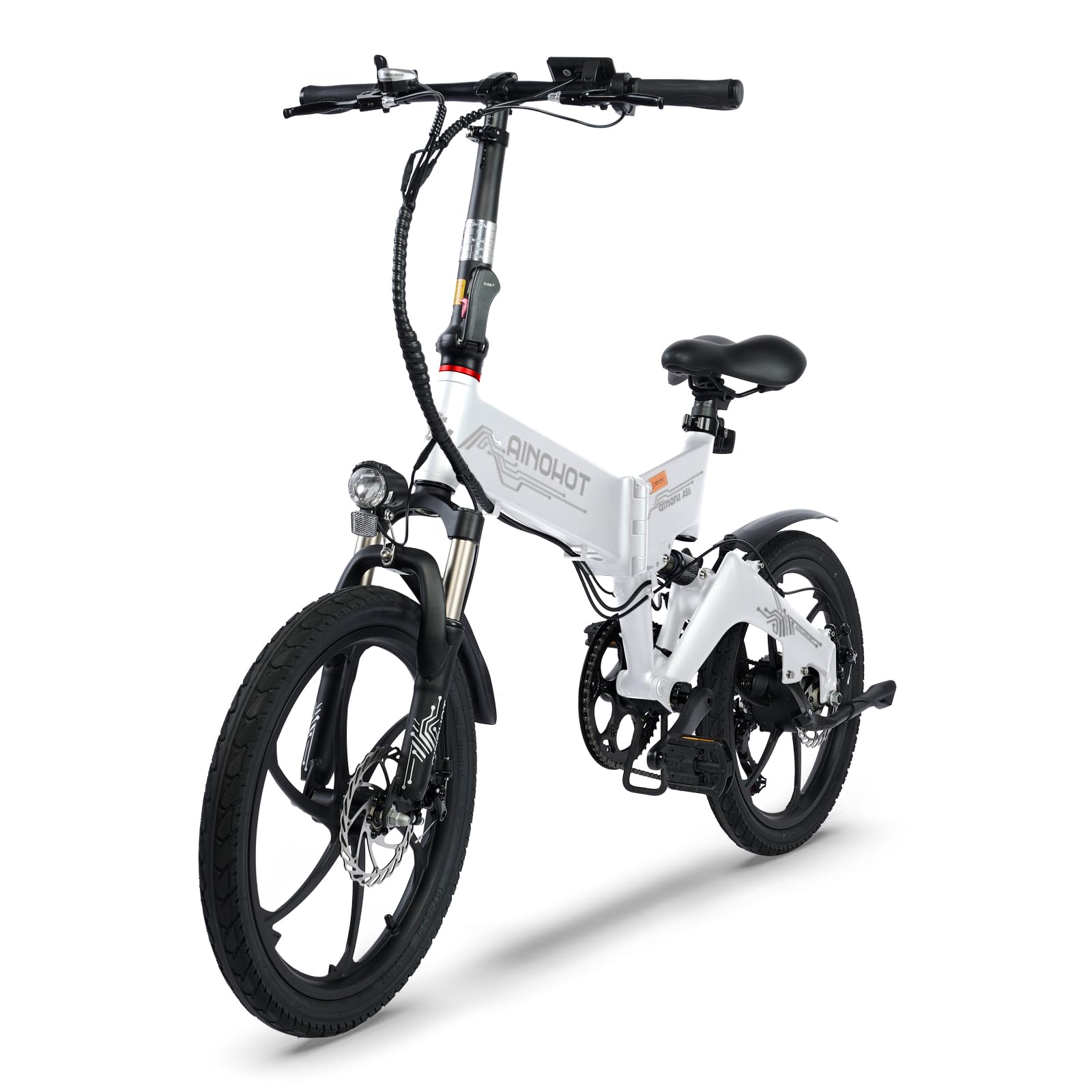 AinoHot A6 折りたたみ自転車 20インチ Amazon | アシスト自転車 【ナンバー登録不要】 電動 折りたたみ自転車