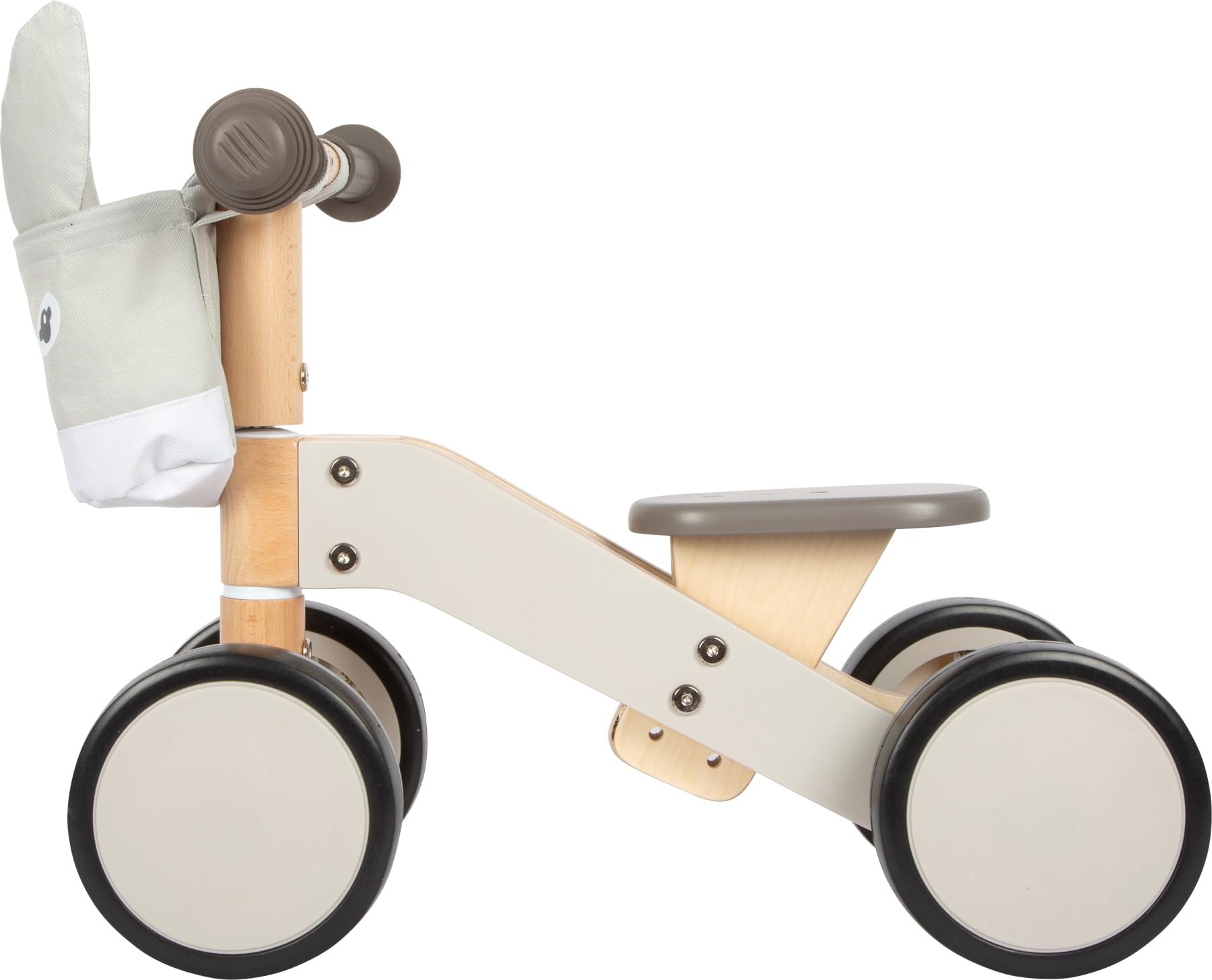 small foot Correpasillos Burrito con Asiento Regulable y Bolsa de Manillar con Aspecto de Burro, vehículo Infantil 12599, Multicolor