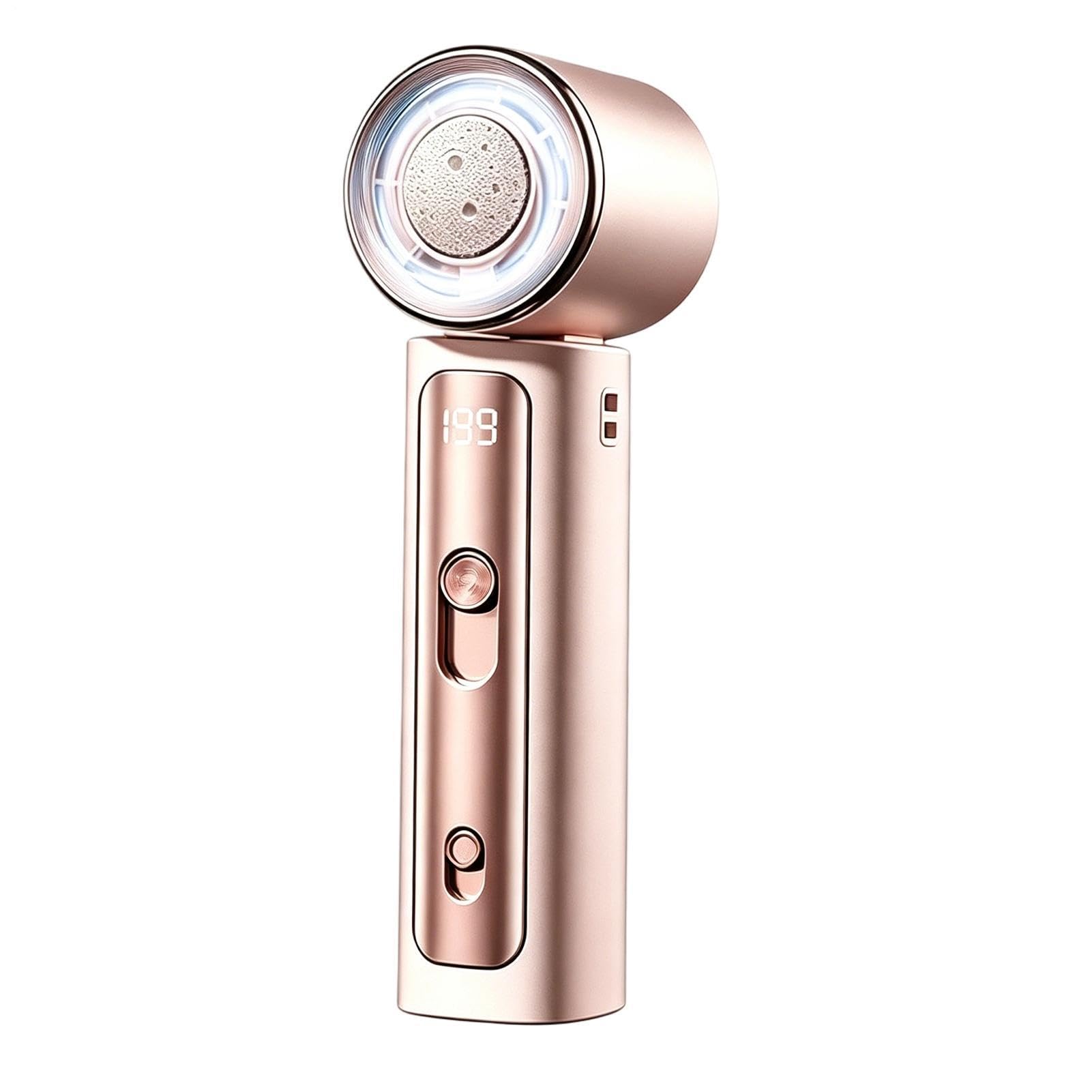 Mini ventilateur souffleur de bureau pliable silencieux rechargeable LED
