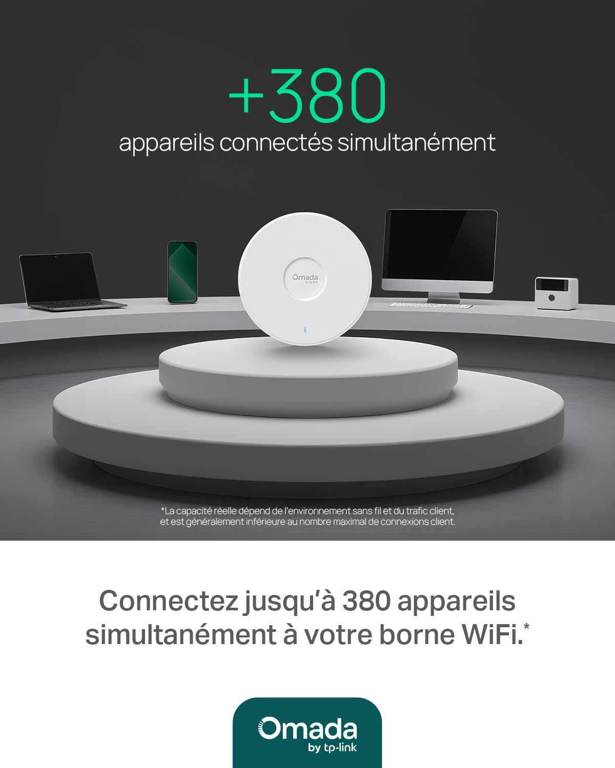 TP-Link Omada EAP772 Point d'accès WiFi 7 BE9300 Tri Bande 6 GHz 2.5 Gigabit