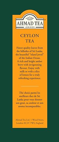 Miniatura 4 de Ahmad Tea Té negro, hoja suelta de Ceilán, 16.01 oz, sin cafeína y sin azúcar